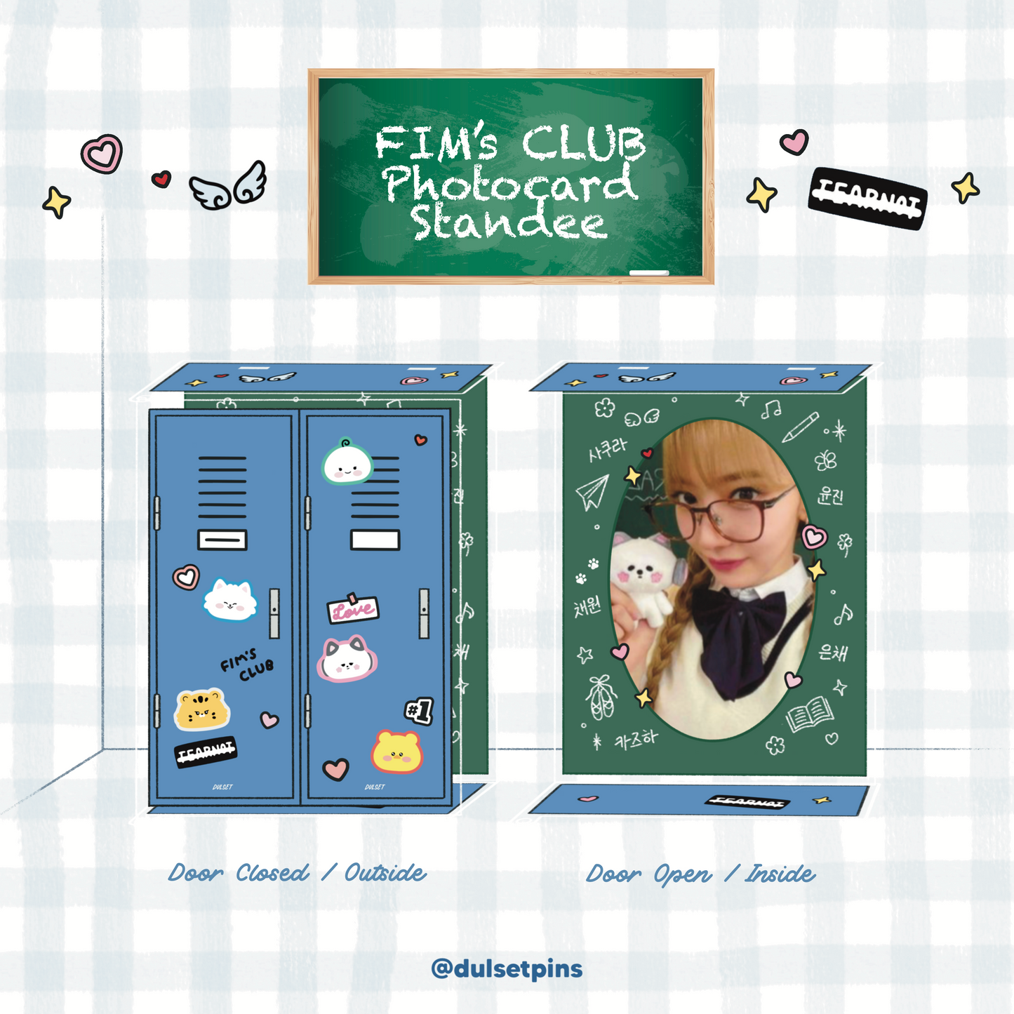 [PRE-ORDER] FIM's CLUB - Acrylic Photocard Standee