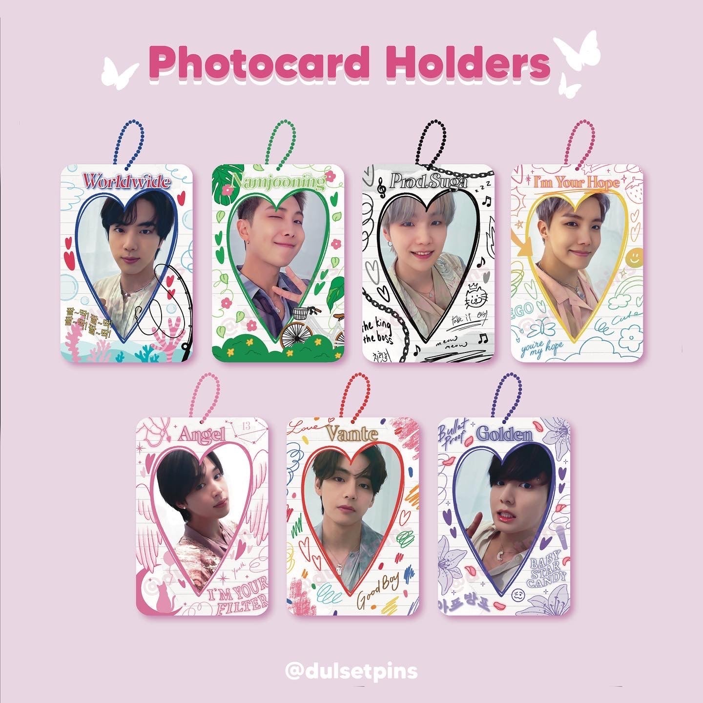 Bangtan Acrylic Photocard Holder