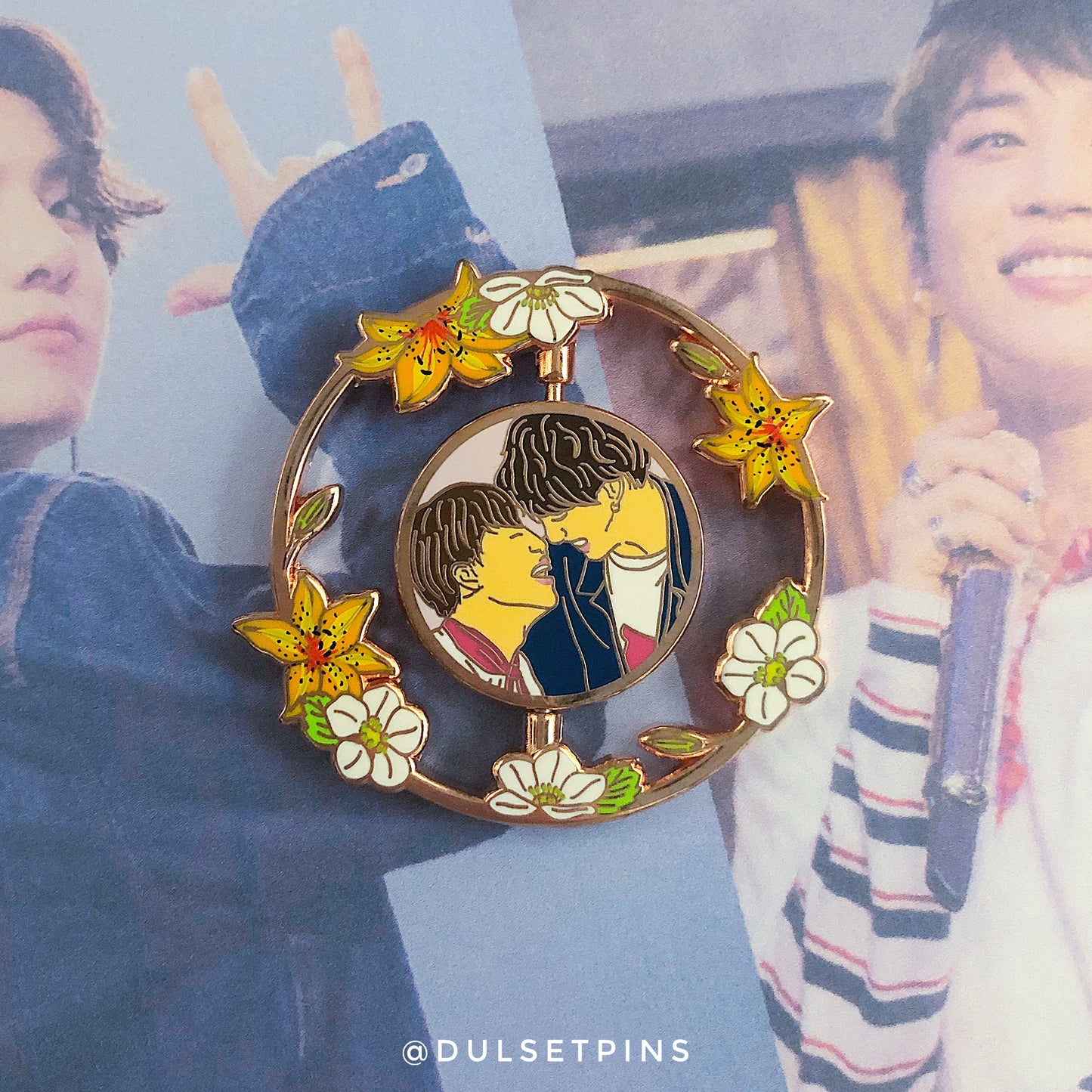 Two Sides of Jikook Enamel Pin