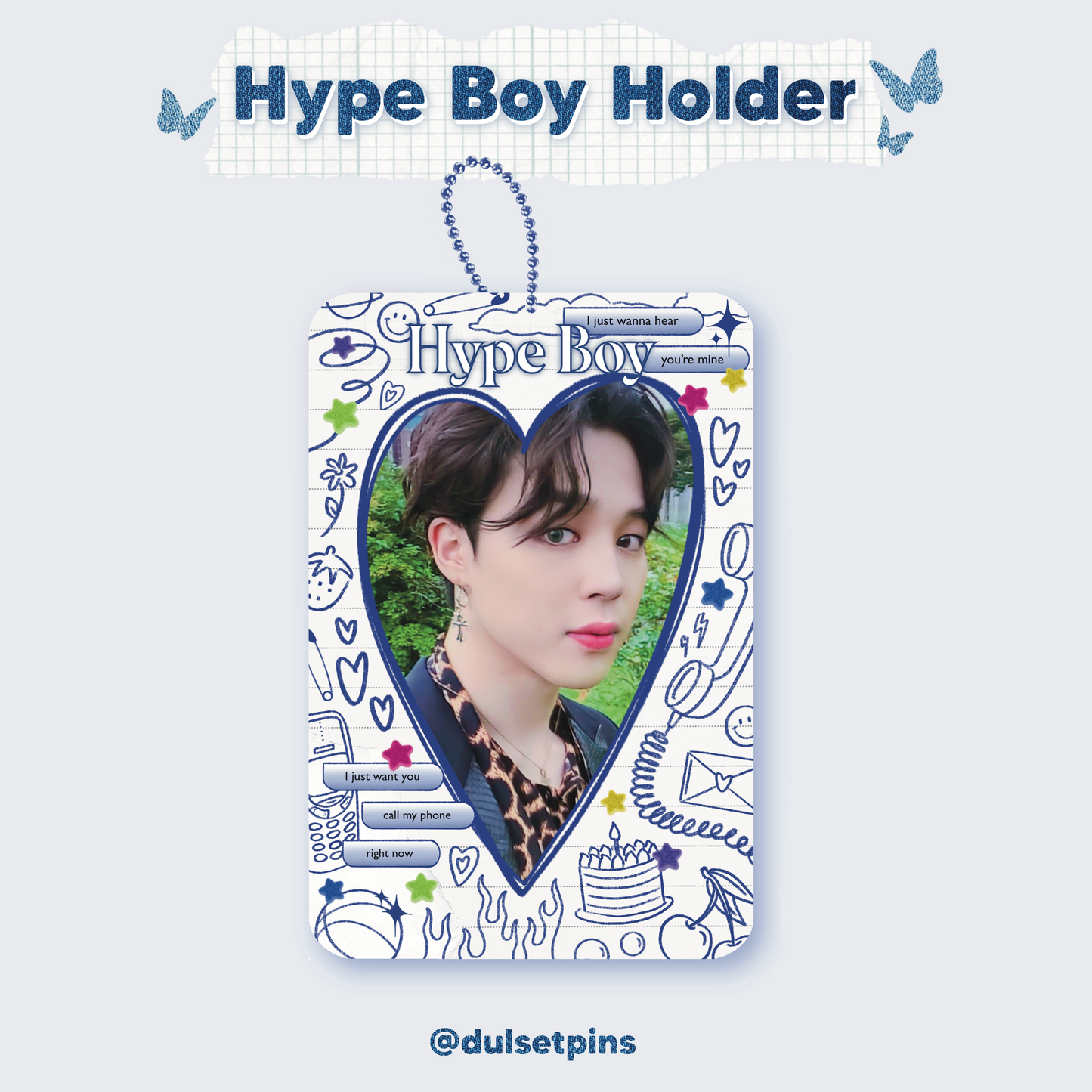 HYPE BOY Acrylic Photocard Holder